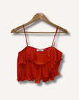 AMUR Ainsley Ruffle Tank