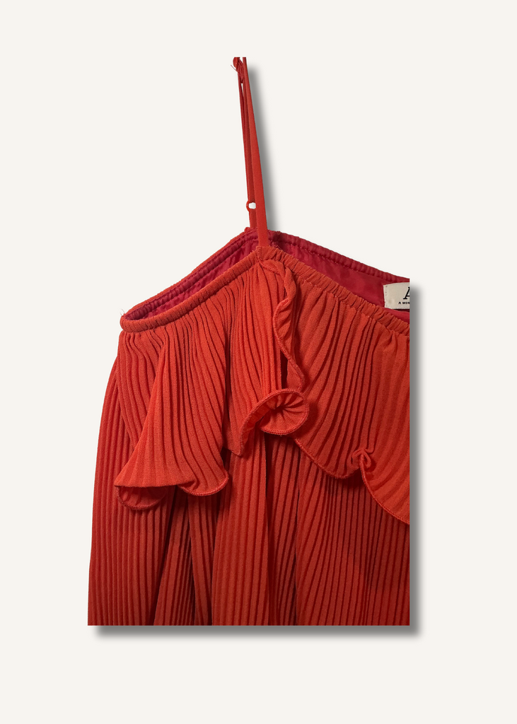 AMUR Ainsley Ruffle Tank
