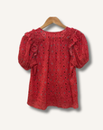 Ulla Johnson Pink Patterned Top