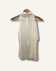 St. John Halter Necktie Top