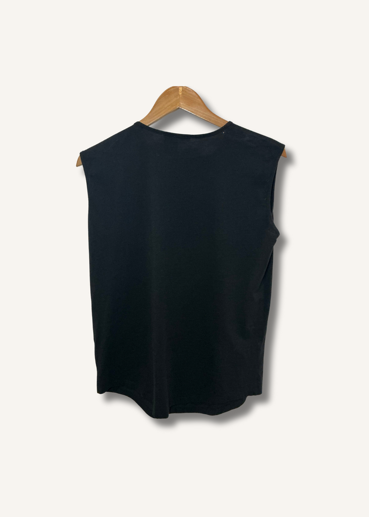 Balmain Sleeveless Logo Shirt