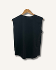 Balmain Sleeveless Logo Shirt