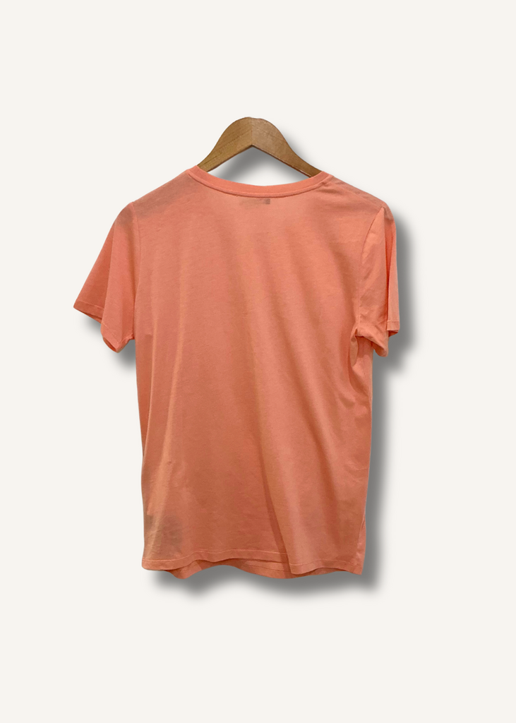 Balmain Peach Logo T-Shirt