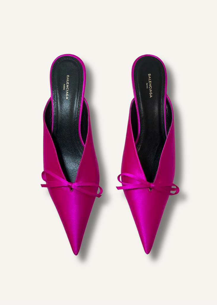 Balenciaga Knife Bow Mules