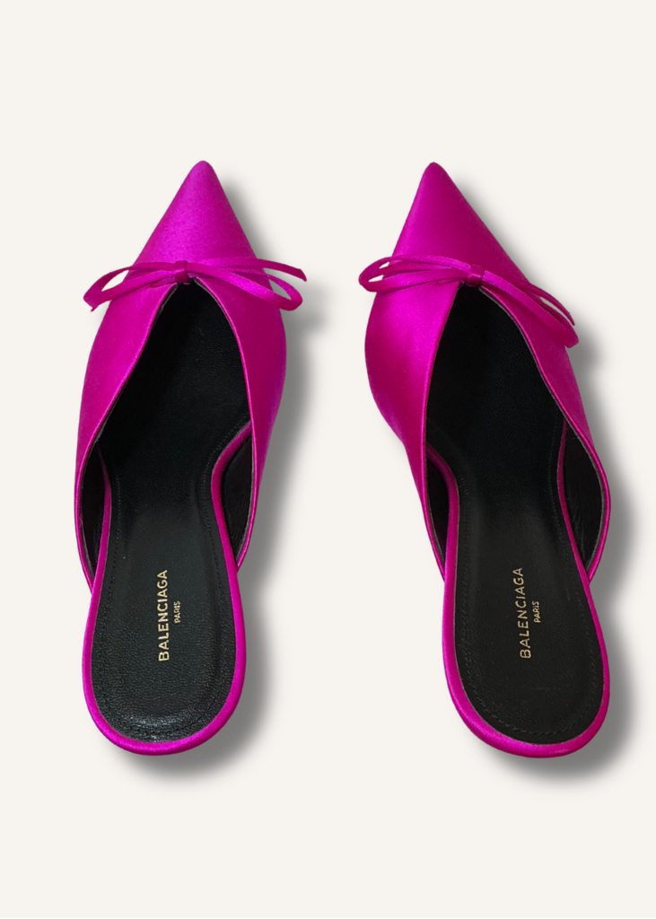 Balenciaga Knife Bow Mules