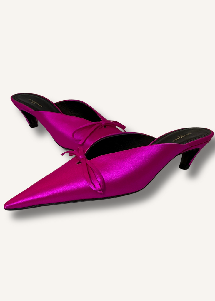 Balenciaga Knife Bow Mules