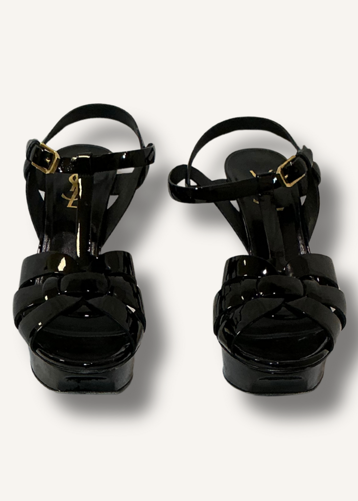 Saint Laurent Tribute T-Strap Platform Sandal