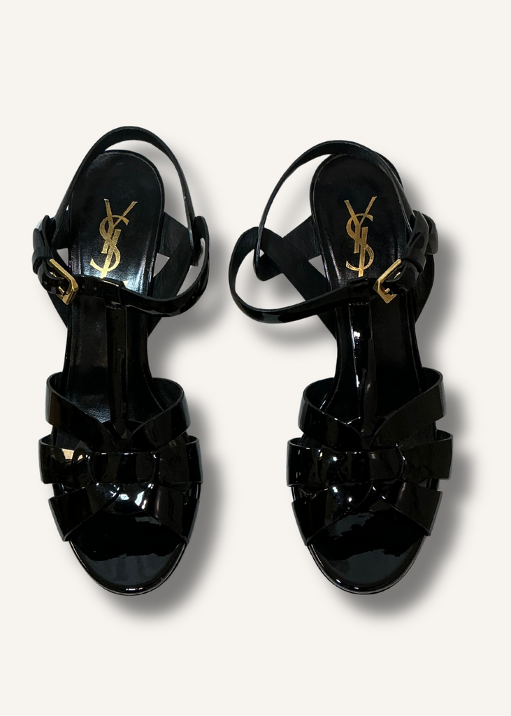 Saint Laurent Tribute T-Strap Platform Sandal