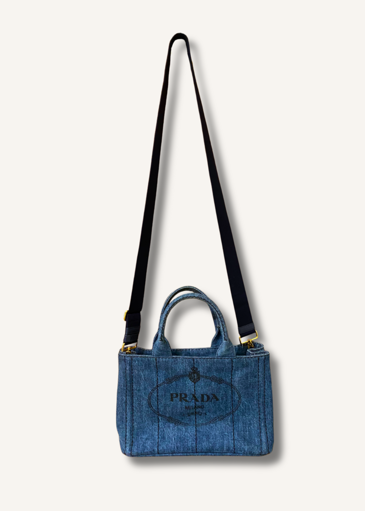 Prada Denim Canapa Bag