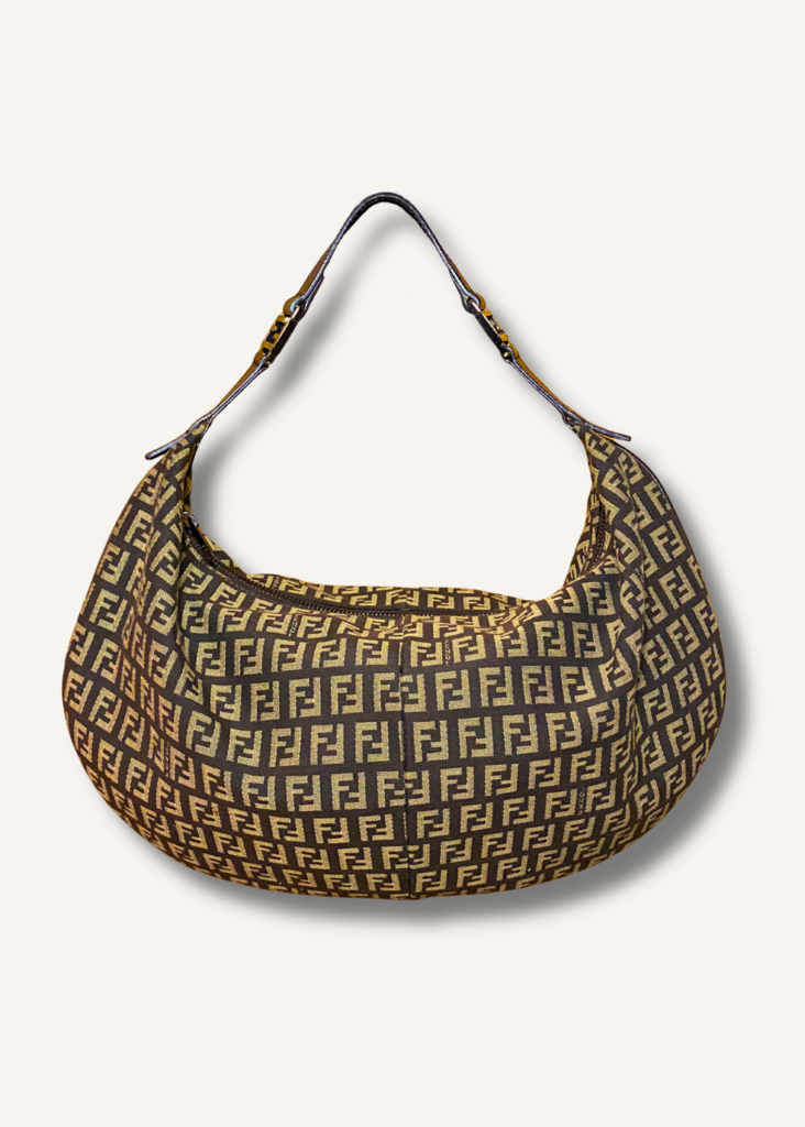 Fendi Zucchino Hobo Bag