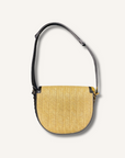 Stella Mccartney Frayme Woven Raffia Medium Flap Shoulder Bag