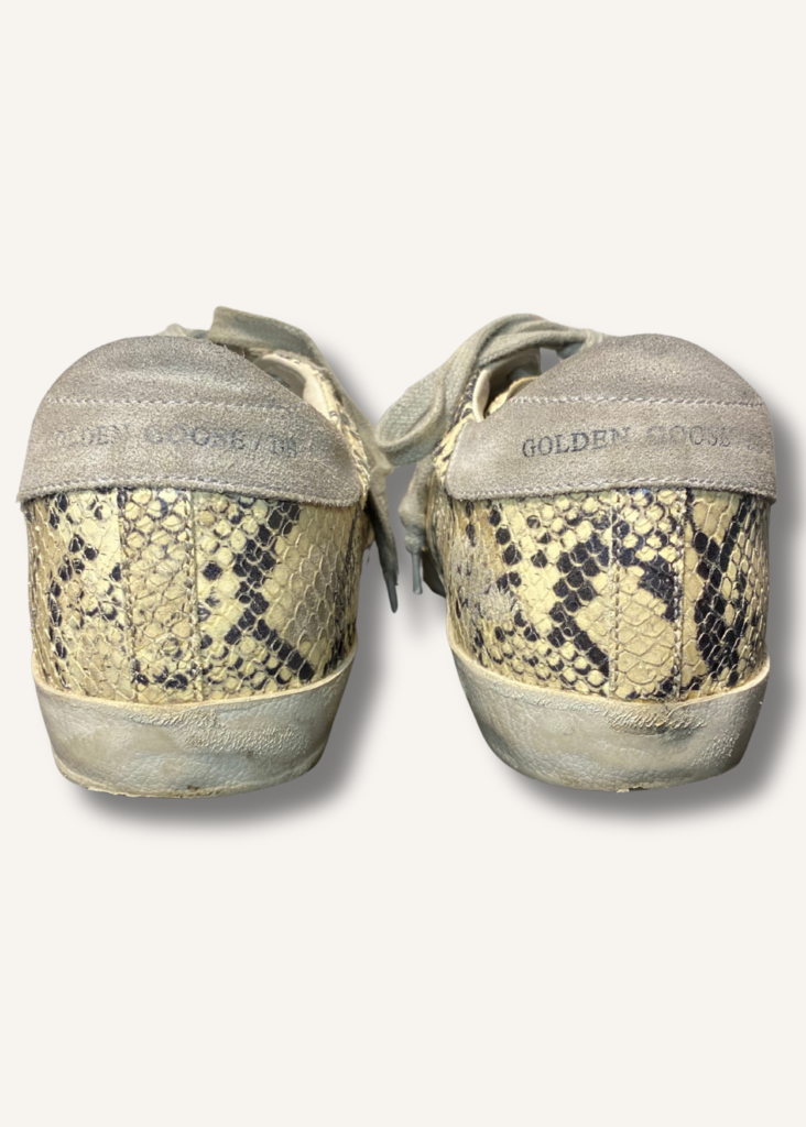 Golden Goose Snakeskin Superstar Sneakers