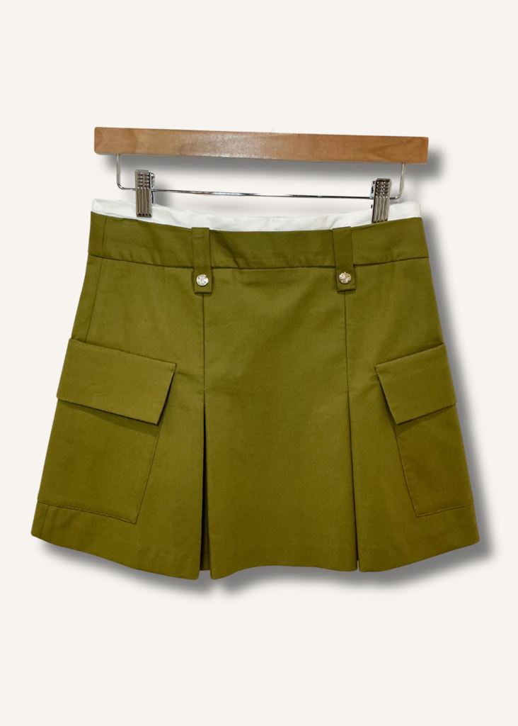 Maje Pleated Mini Skirt