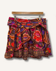 Farm Rio Bright Flora Cotton Skirt