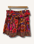 Farm Rio Bright Flora Cotton Skirt