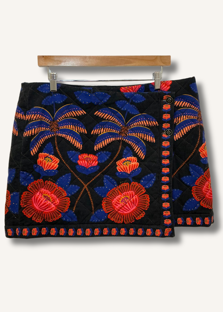 Farm Rio Living Bloom Mini Skirt