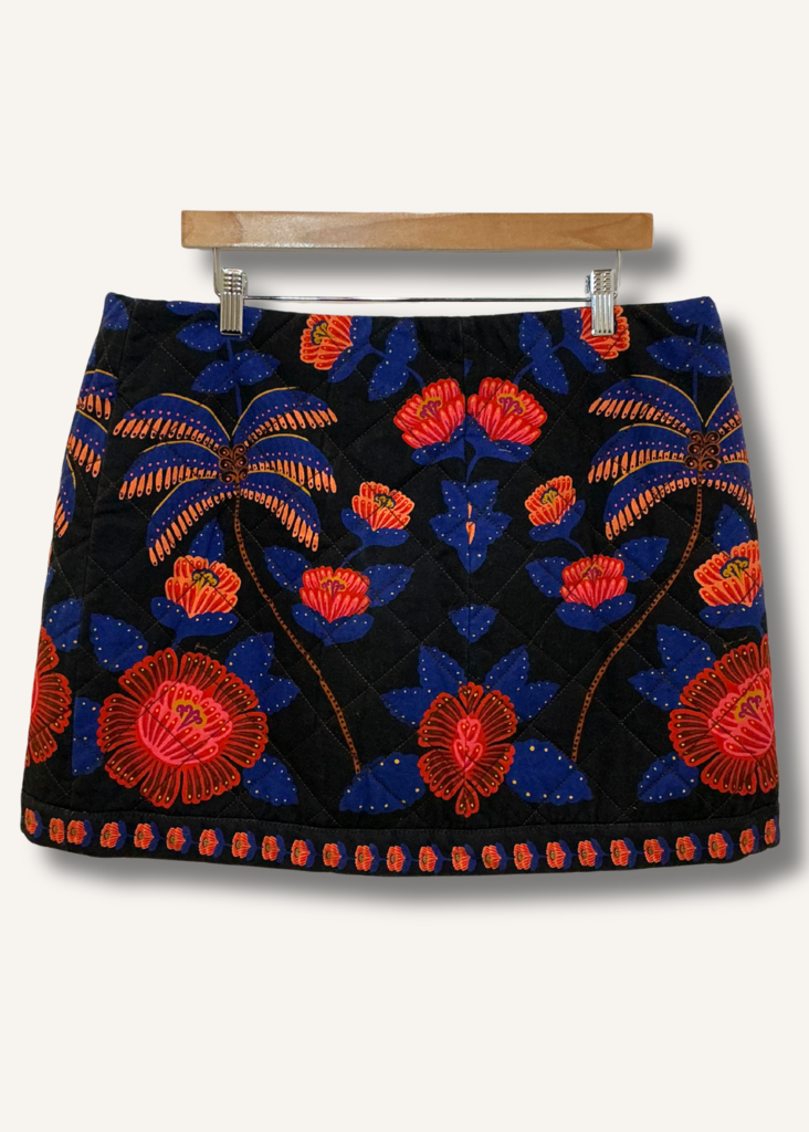 Farm Rio Living Bloom Mini Skirt