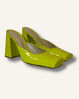 Bottega Veneta Tower 90 Patent Leather Mules