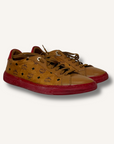 MCM Terrain Logo Monogram Low Top Sneakers