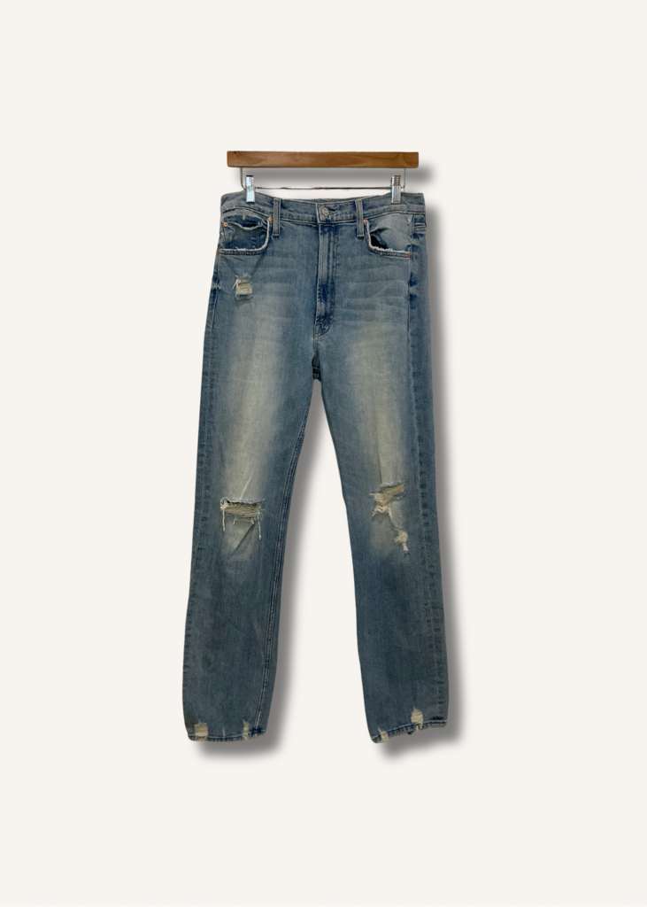 Mother High Waisted Rider Skimp Jean