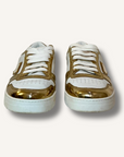 Prada Metallic Downtown Sneakers