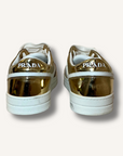 Prada Metallic Downtown Sneakers