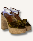 Saint Laurent Bianca St. Heaven Platform Heels