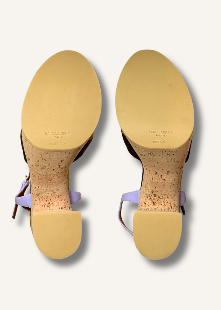 Saint Laurent Bianca St. Heaven Platform Heels