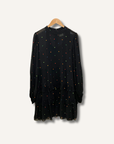Farm Rio Sheer Polka Dot Dress