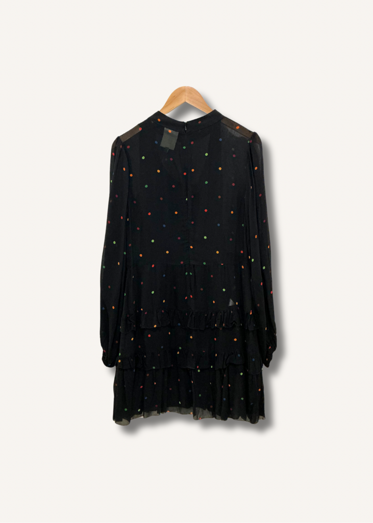 Farm Rio Sheer Polka Dot Dress