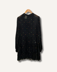 Farm Rio Sheer Polka Dot Dress