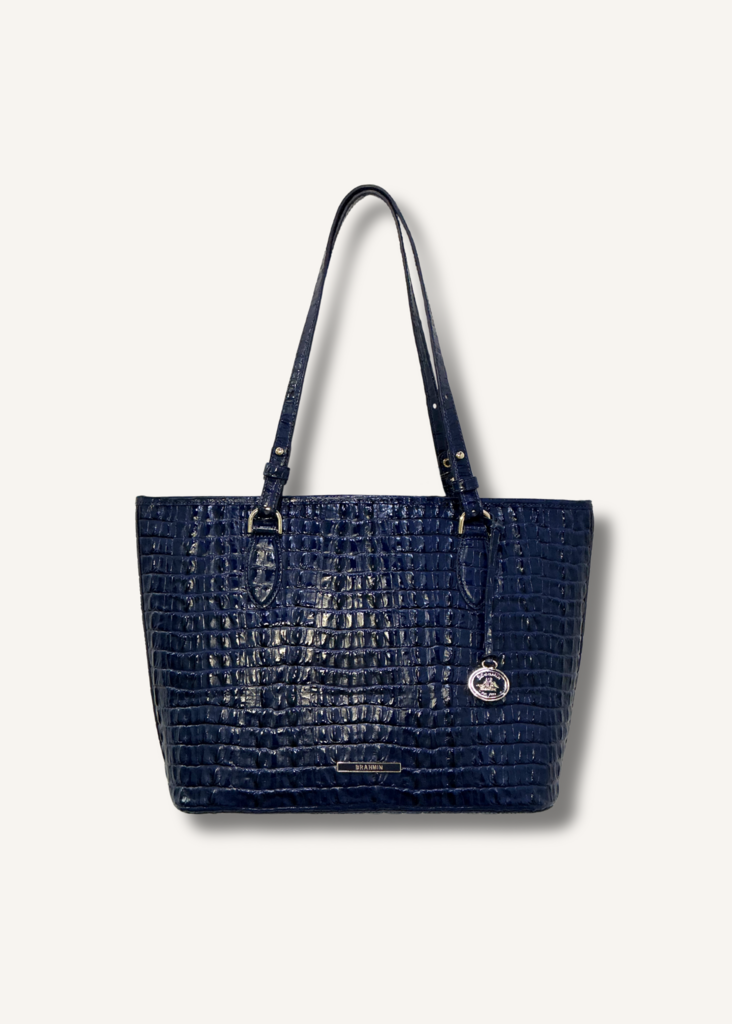 Brahmin Asher Leontyne Embossed Leather Tote
