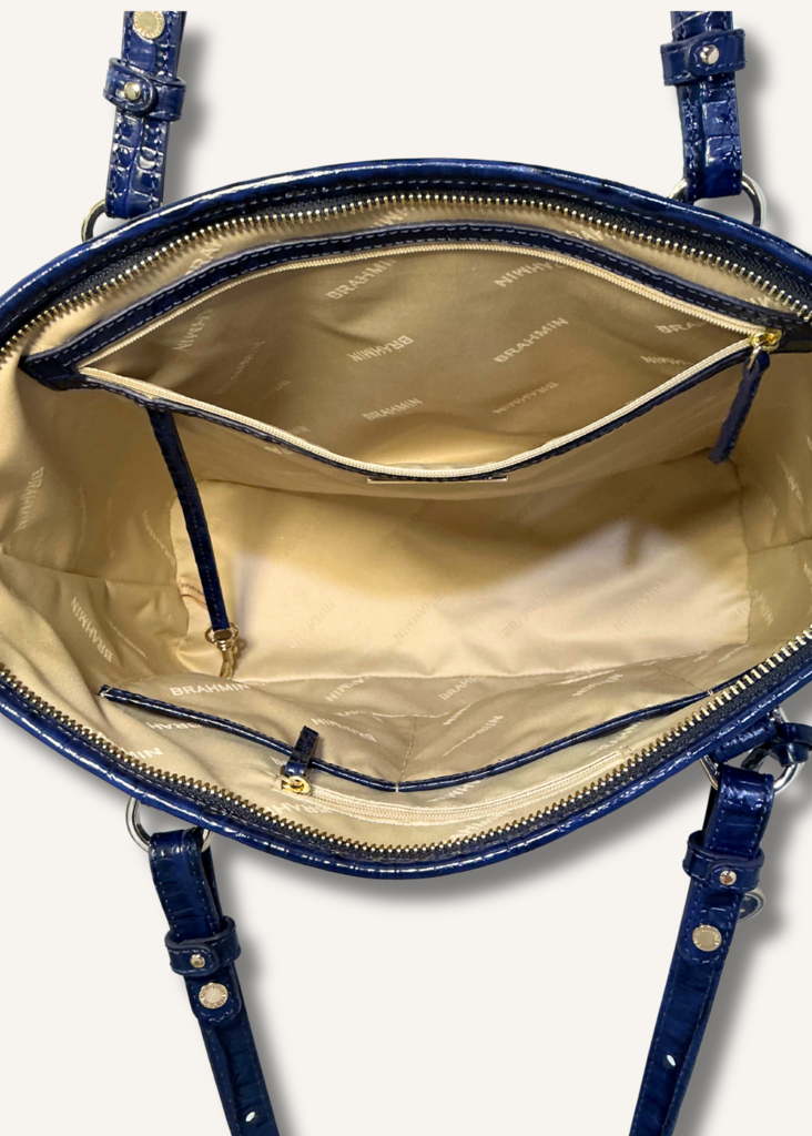 Brahmin Asher Leontyne Embossed Leather Tote