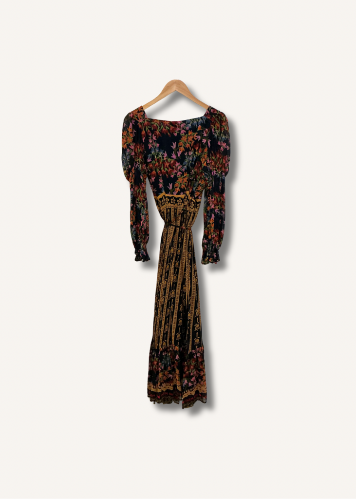 Farm Rio Side-Slit Maxi Dress