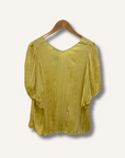 Vince Plissé Satin Top