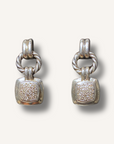 David Yurman Dangle Albion Pave Diamond Earrings