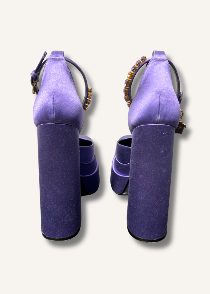 Versace Medusa Aevitas Satin Pumps