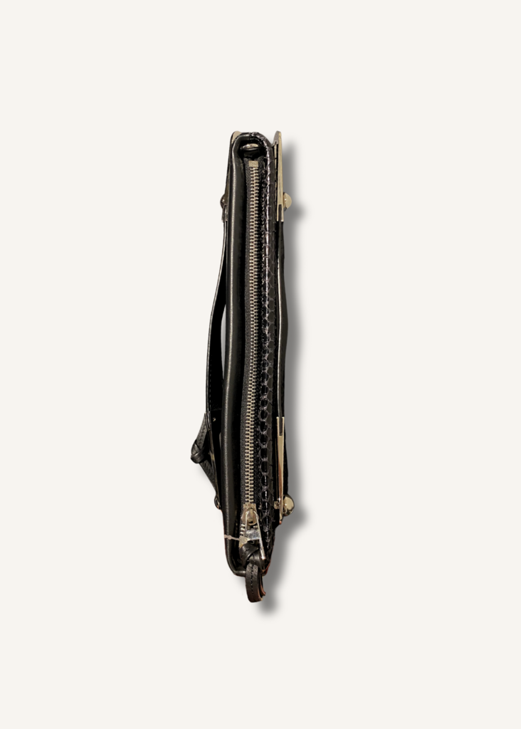 Loewe Missy Small Python Clutch