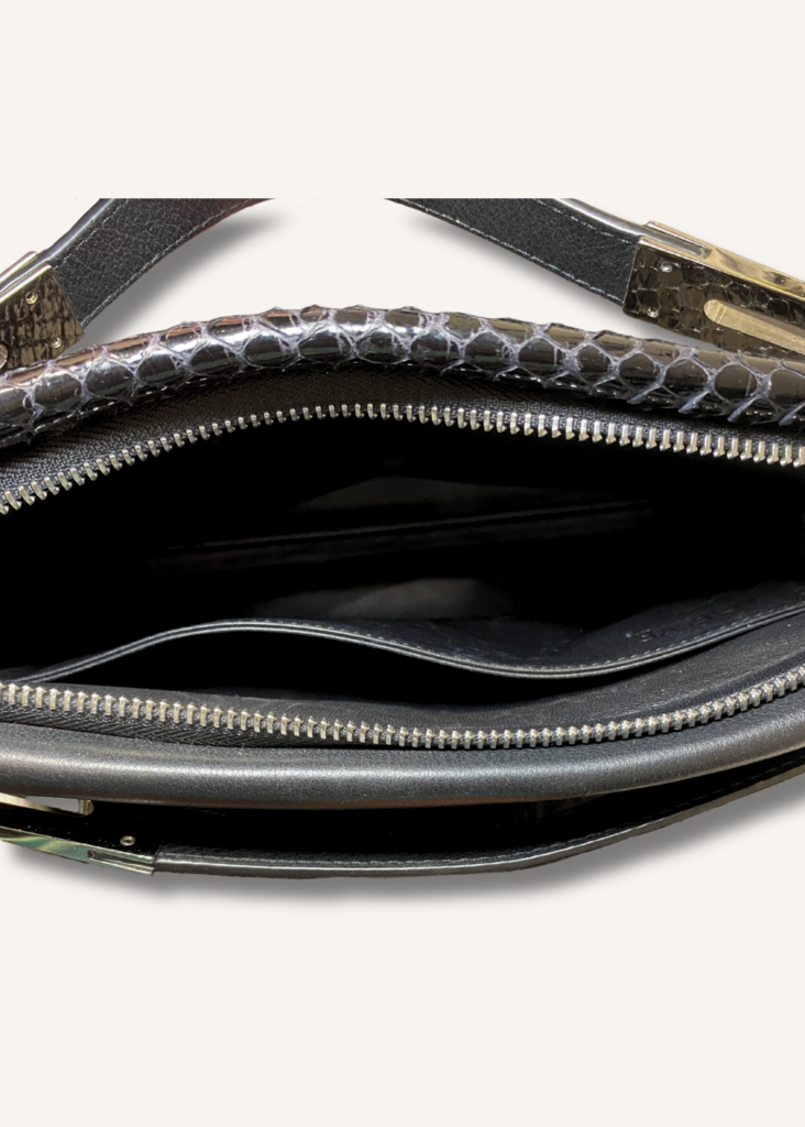 Loewe Missy Small Python Clutch