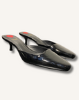 Larroude Amal Kitten Heel Mule