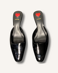 Larroude Amal Kitten Heel Mule