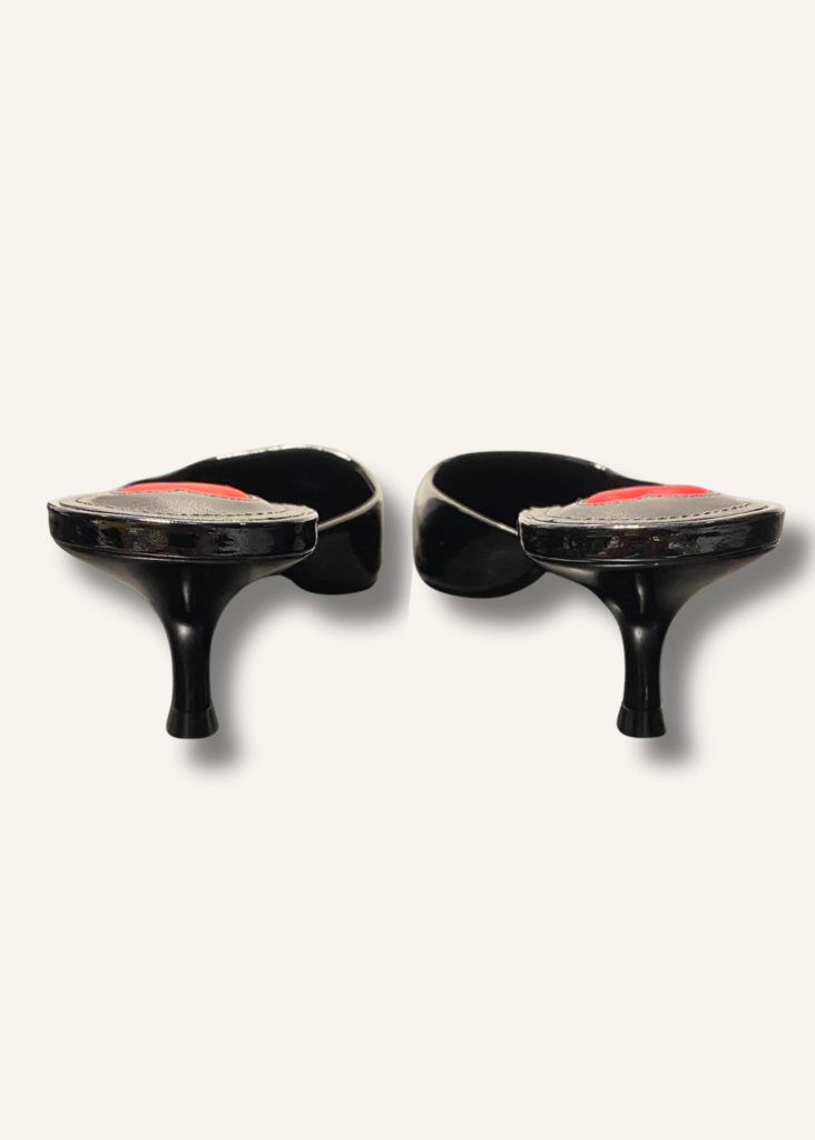 Larroude Amal Kitten Heel Mule