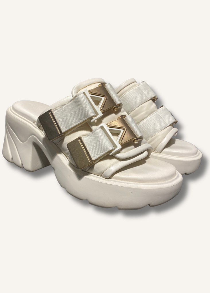 Bottega Veneta Flash Double Buckle Platform Sandal