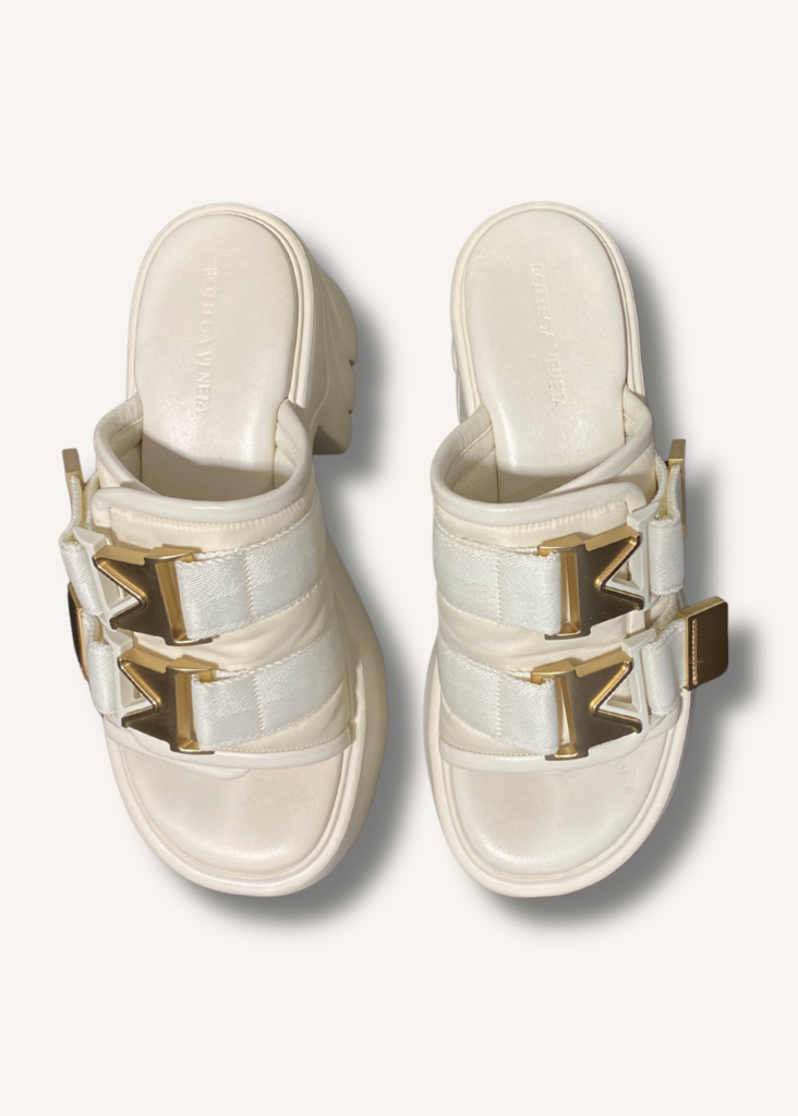 Bottega Veneta Flash Double Buckle Platform Sandal