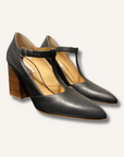 Gabriela Hearst Triana Leather Mary Jane Pumps