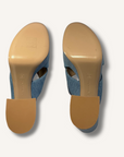Gianvito Rossi Sheridan Denim Platform Sandals