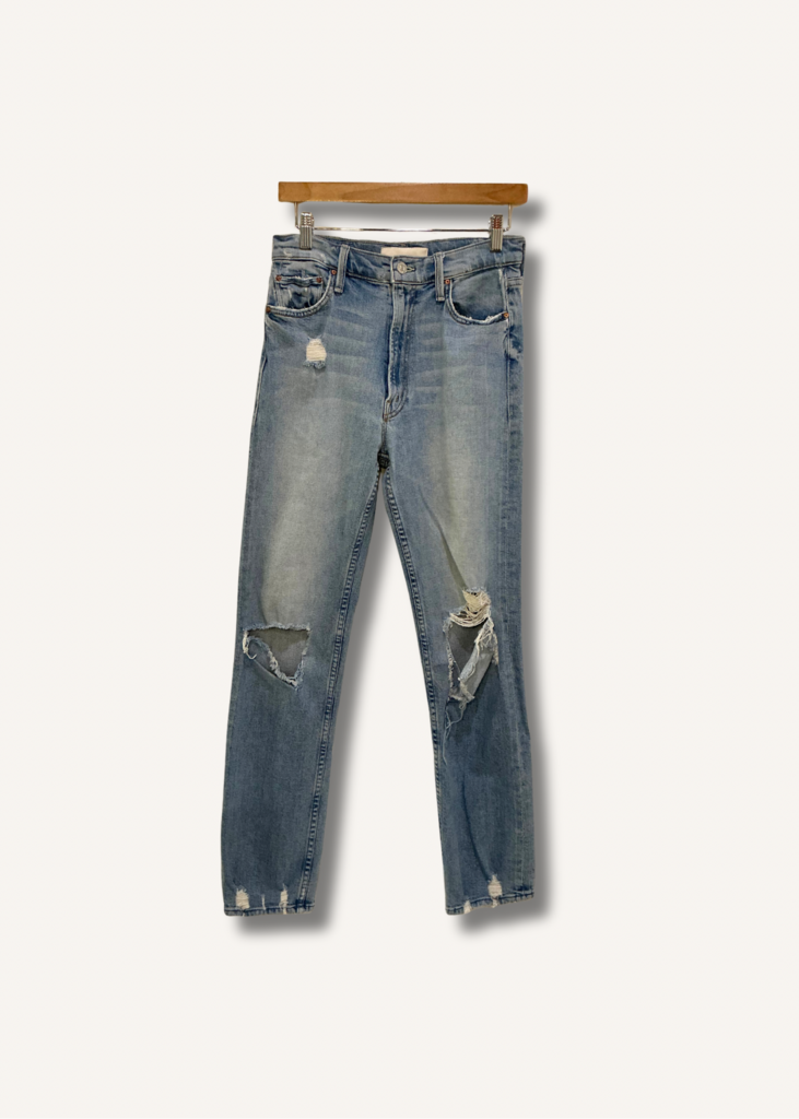 Mother High Waisted Rider Skimp Jean