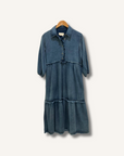 Anthropologie Bettina Tiered Shirt Dress