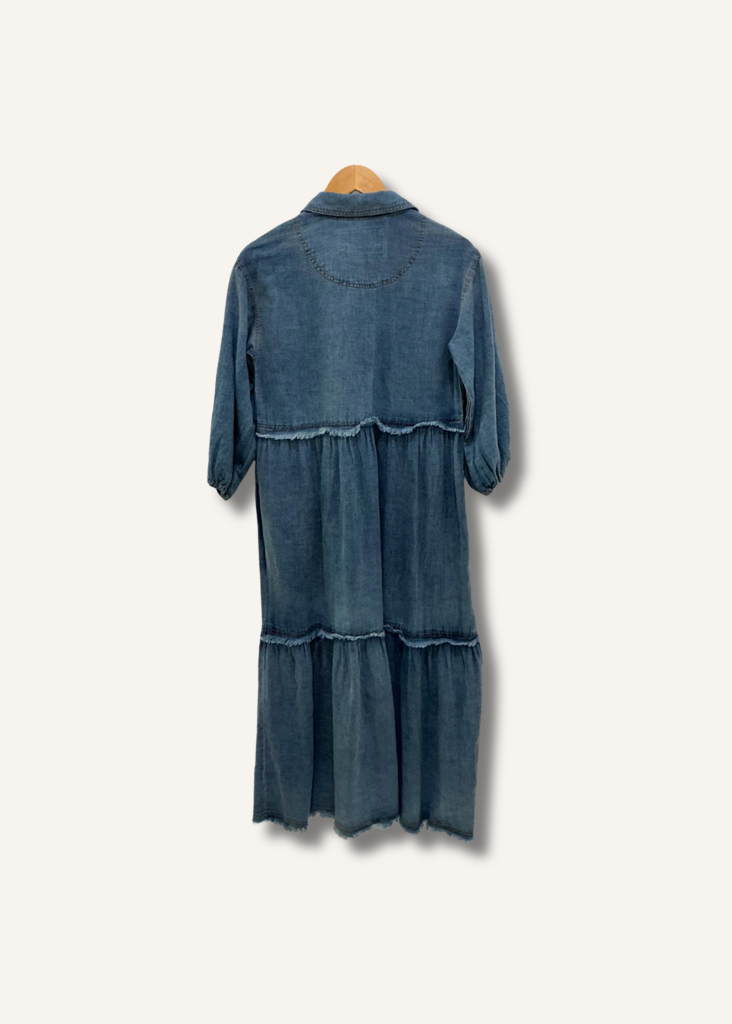 Anthropologie Bettina Tiered Shirt Dress