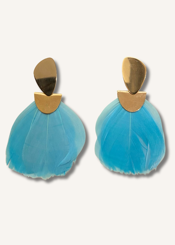 Federika Padula Feather Earrings